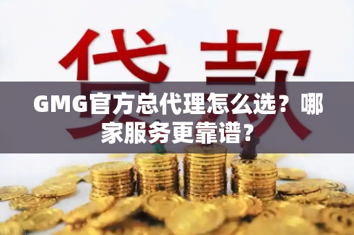 GMG官方总代理怎么选？哪家服务更靠谱？